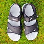 AZ Spot | Men’s Black Cross-Strap Sport Sandals - Rugged Outdoor & Casual Wear