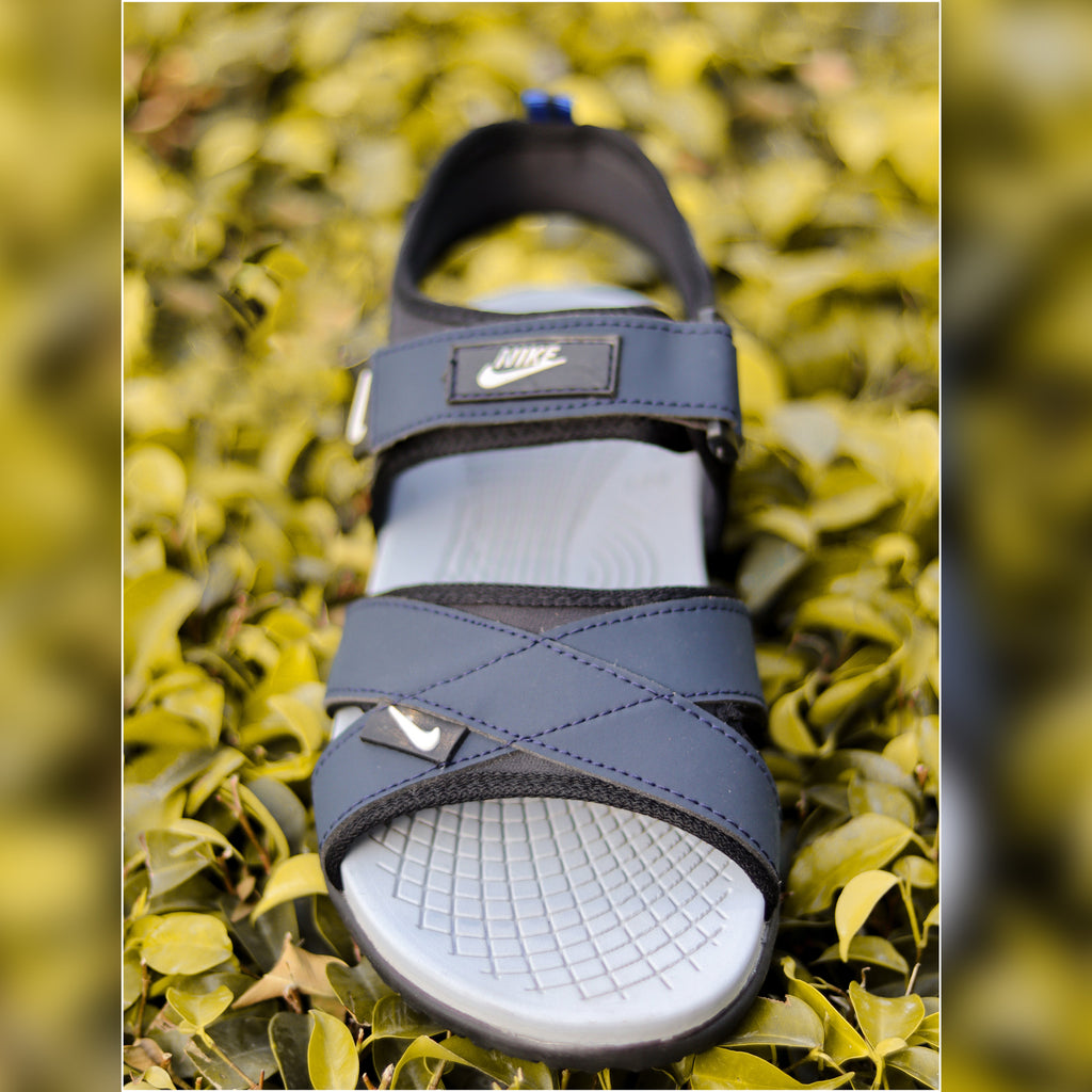 AZ Spot Men’s Navy Blue Cross-Strap Sporty Sandals