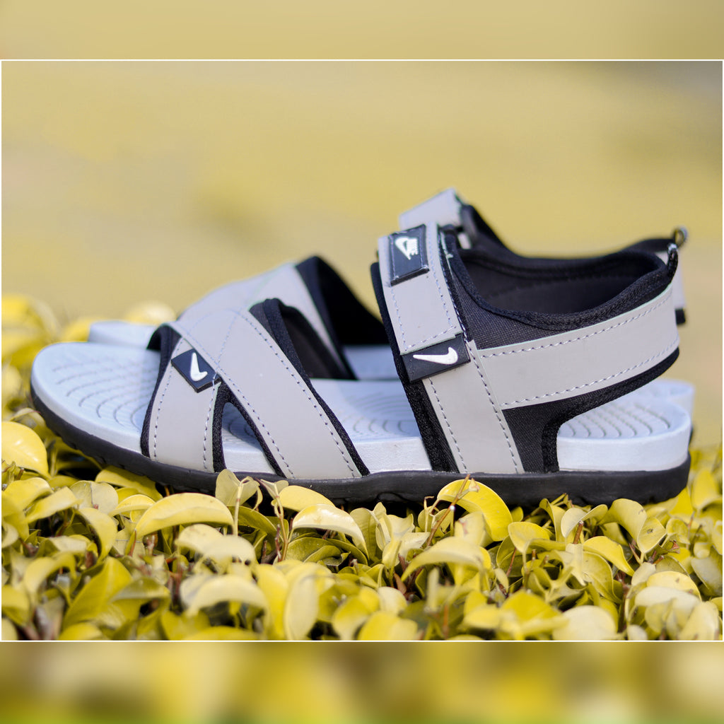 AZ Spot | Men’s Gray Cross-Strap Sport Sandals - Modern Comfort & Casual Style