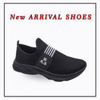 AZ Spot | Men’s Black Mesh Sneakers - Lightweight Slip-On Walking Shoes | A.S Edition