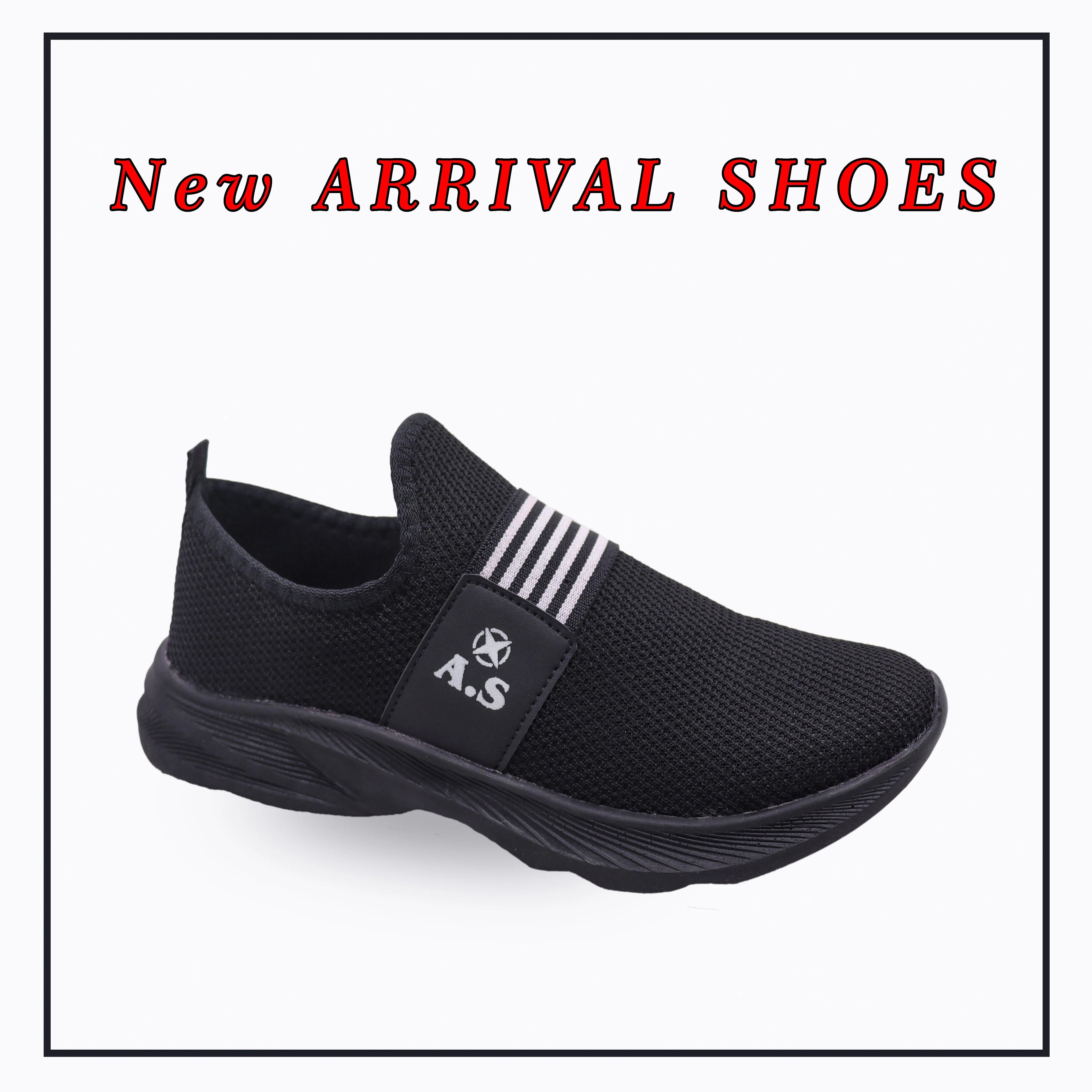 AZ Spot | Men’s Black Mesh Sneakers - Lightweight Slip-On Walking Shoes | A.S Edition