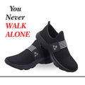 AZ Spot | Men’s Black Mesh Sneakers - Lightweight Slip-On Walking Shoes | A.S Edition