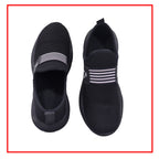 AZ Spot | Men’s Black Mesh Sneakers - Lightweight Slip-On Walking Shoes | A.S Edition