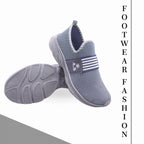 AZ Spot Men's Cloud-Gray Mesh Slip-On Sneakers – Ultra-Lightweight Breathable Walking & Gym Shoes