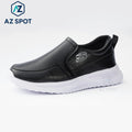 AZ Spot Men’s Black Slip-On Sneakers – Lightweight Comfortable Casual Shoes
