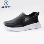AZ Spot Men’s Black Slip-On Sneakers – Lightweight Comfortable Casual Shoes