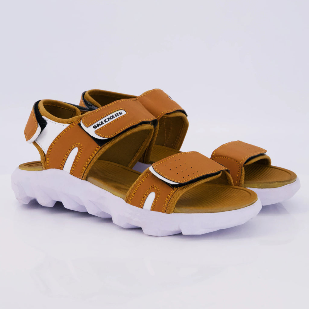 AZ Spot | Men’s Mustard Sport Sandals - Trendy Casual Walking Sandals | Skechers Style
