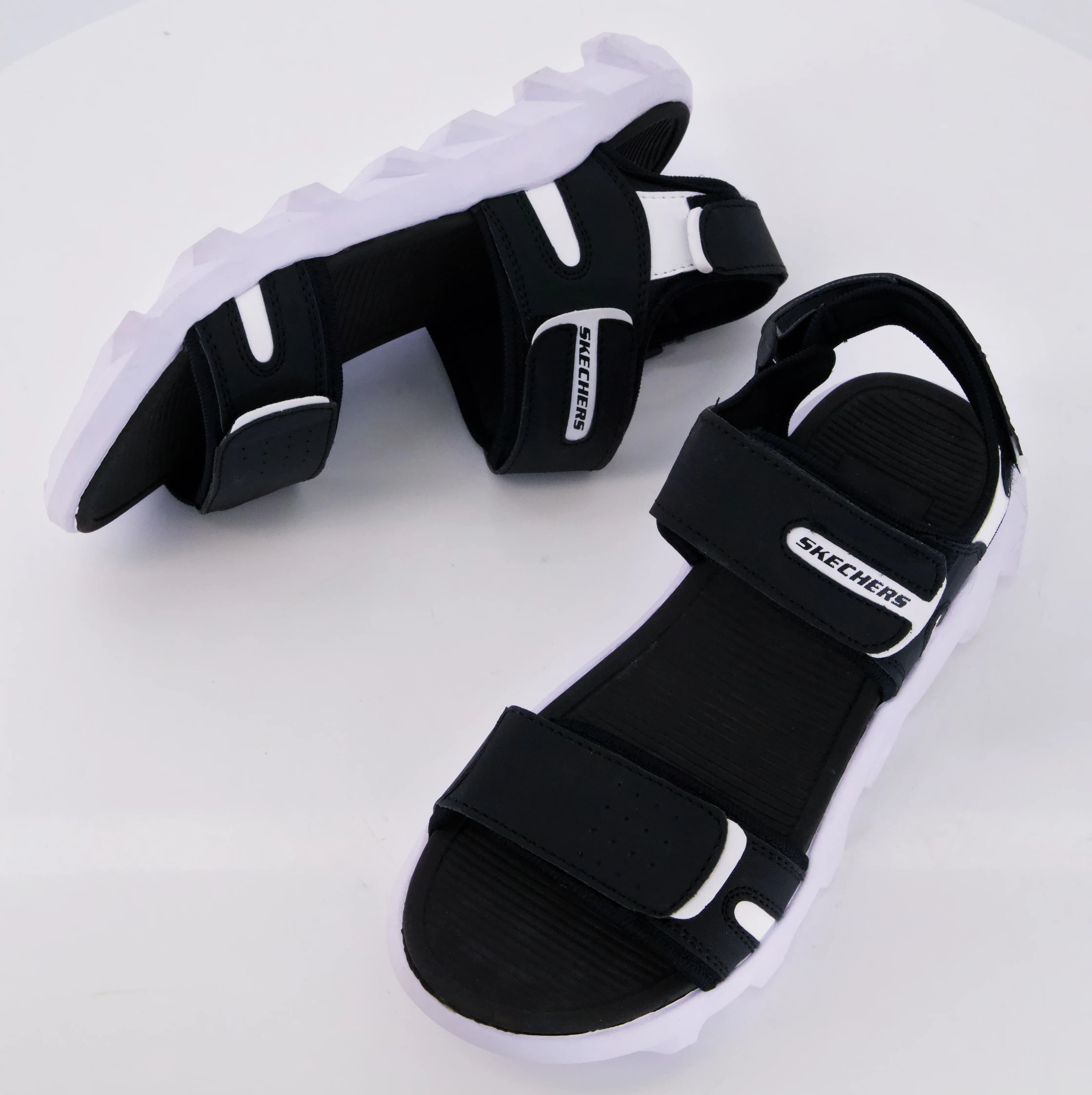 AZ Spot Sporty Men's Sandals – Black & White